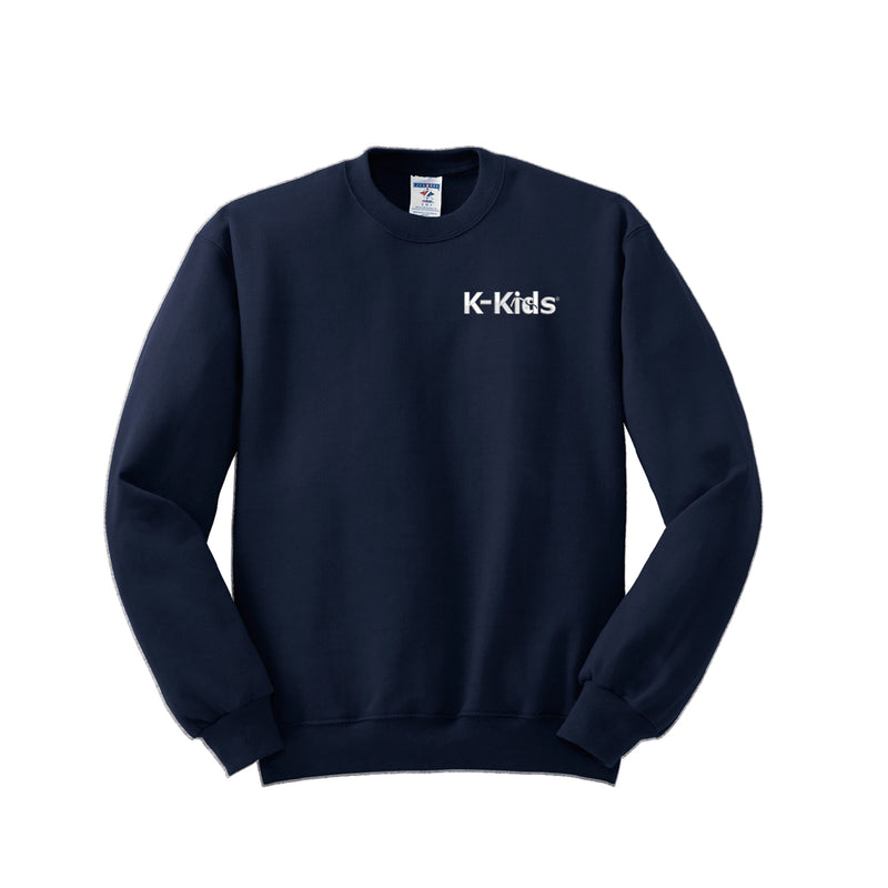Kiwanis Crewneck Sweatshirt - Embroidered Kiwanis K-KIDS