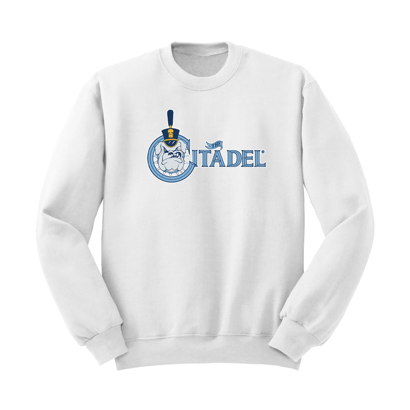 The Citadel Spike Mascot and Flag Crewneck