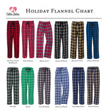Monogrammed Flannel Matching Family Pajama Set - Classic Monogram