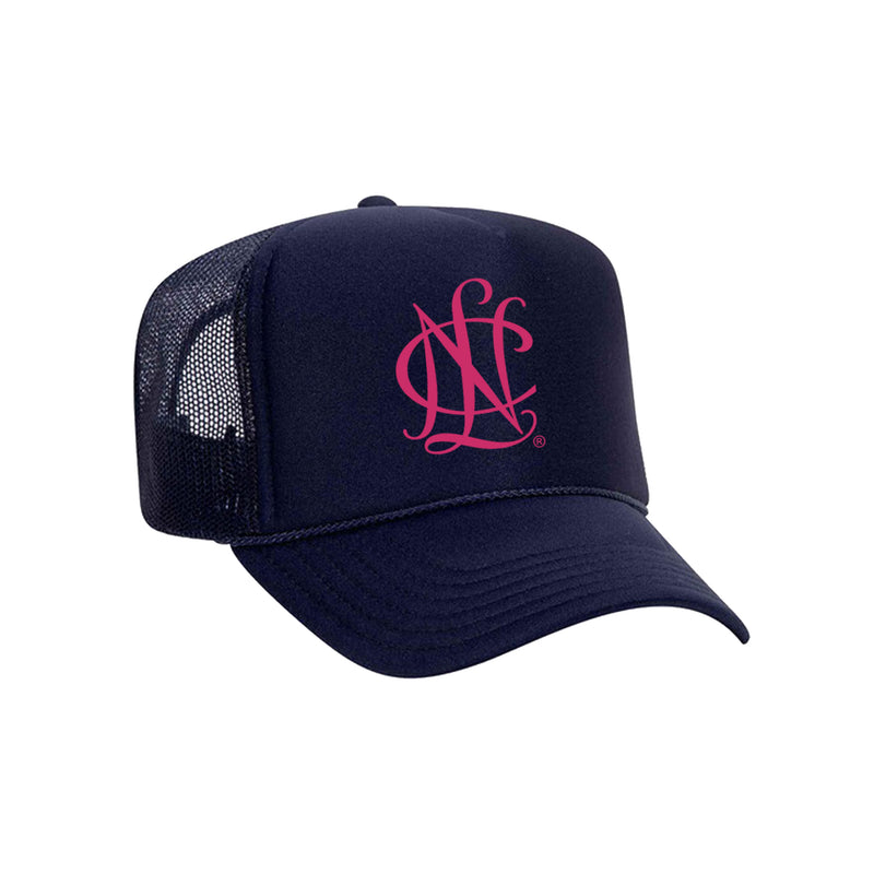 National Charity League Trucker Hat - Navy and Pink