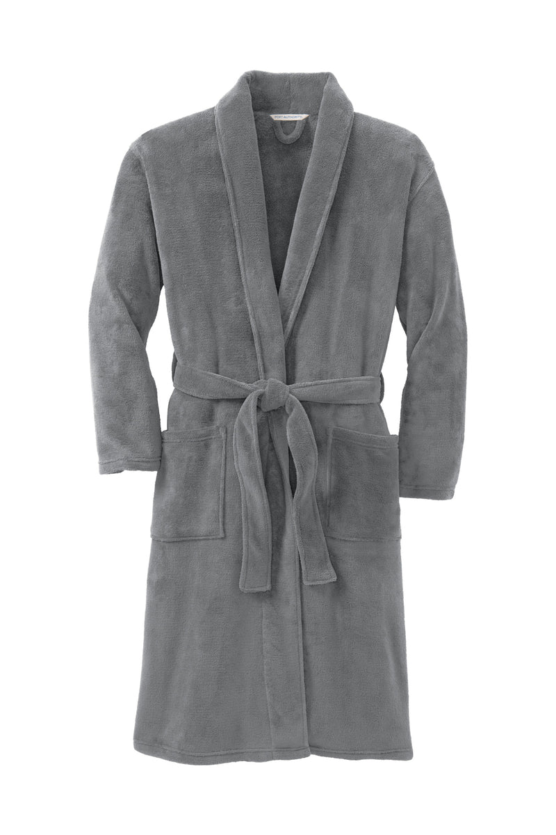 Monogrammed Plush Microfleece Shawl Collar Robe