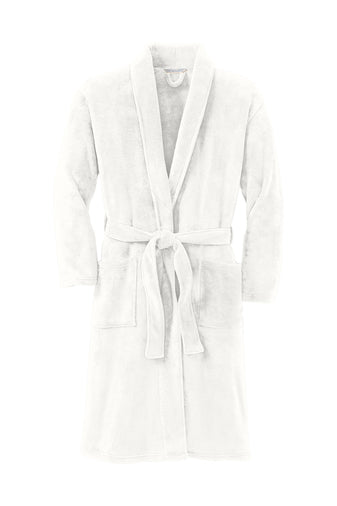 Monogrammed Plush Microfleece Shawl Collar Robe