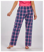 NCL Ladies Flannel Pants -  Navy and Pink