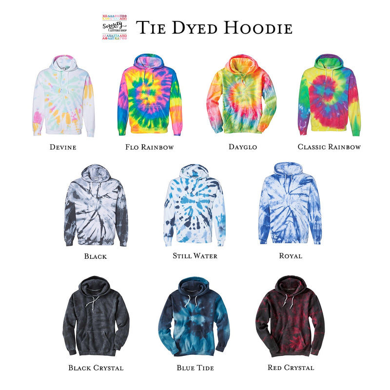 Kent State University Tie Dye Hooded Sweatshirt