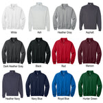 Monogrammed Quarter Zip Pullover - Name and Initial