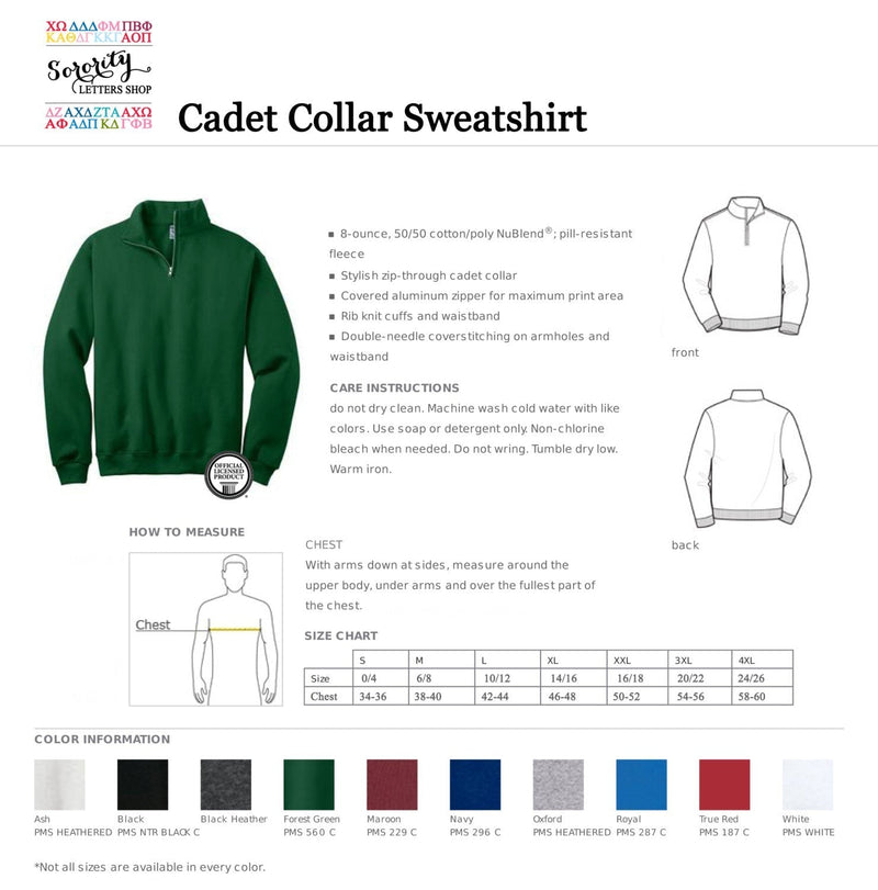 National Charity League Quarter Zip Pullover