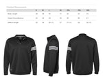 NJCAA with Region Number Adidas French Terry Quarter-Zip Pullover