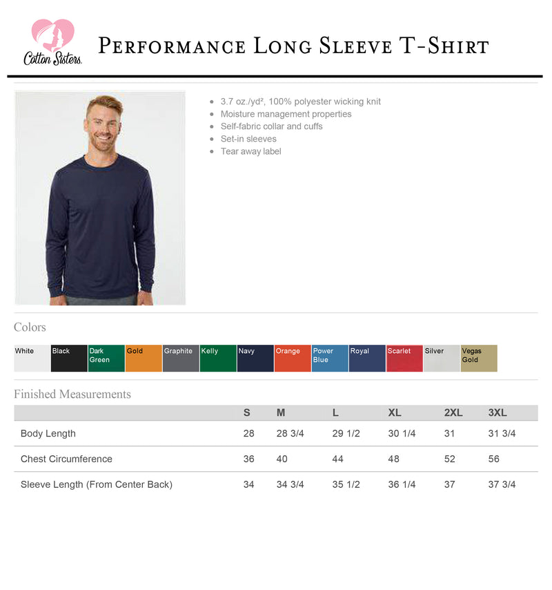 California Yacht Club CYC Long Sleeve Performance Shirt
