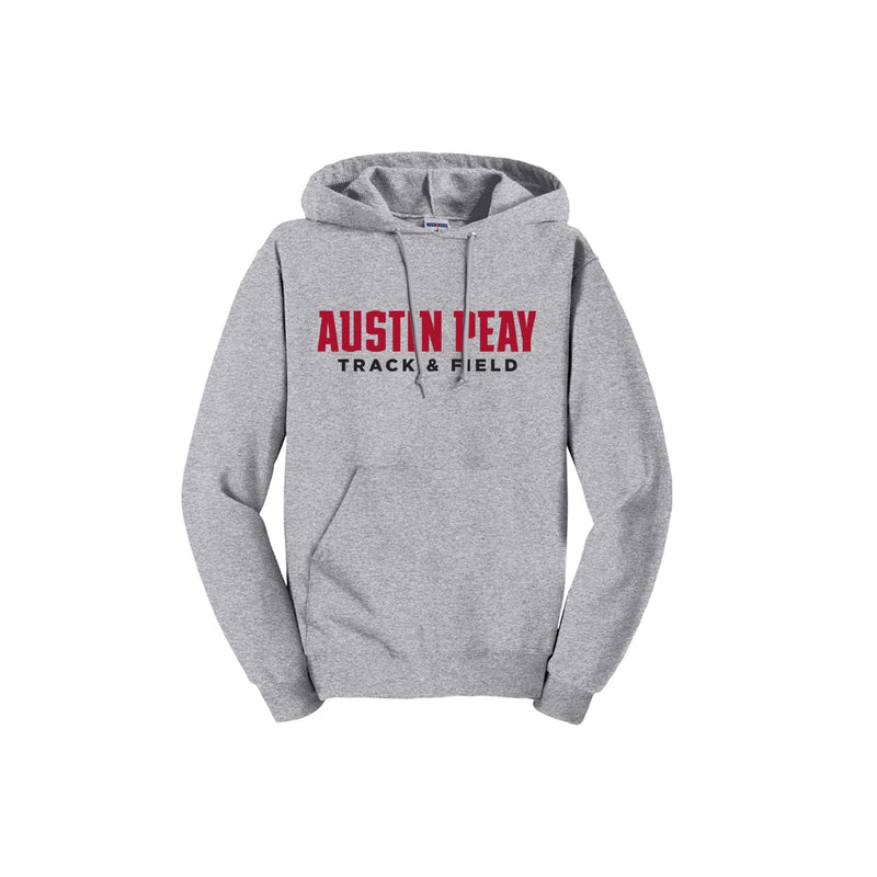 Austin Peay Sports Hooded Sweatshirt - Athletic Grey