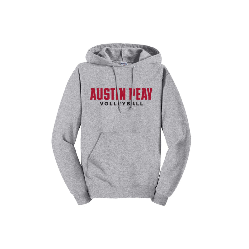 Austin Peay Sports Hooded Sweatshirt - Athletic Grey