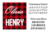Personalized Buffalo Plaid Christmas Pajamas