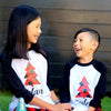 Personalized Plaid Christmas Tree Pajama Set - Toddler