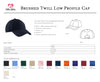 National Charity League Low Profile Baseball Cap - BLACK