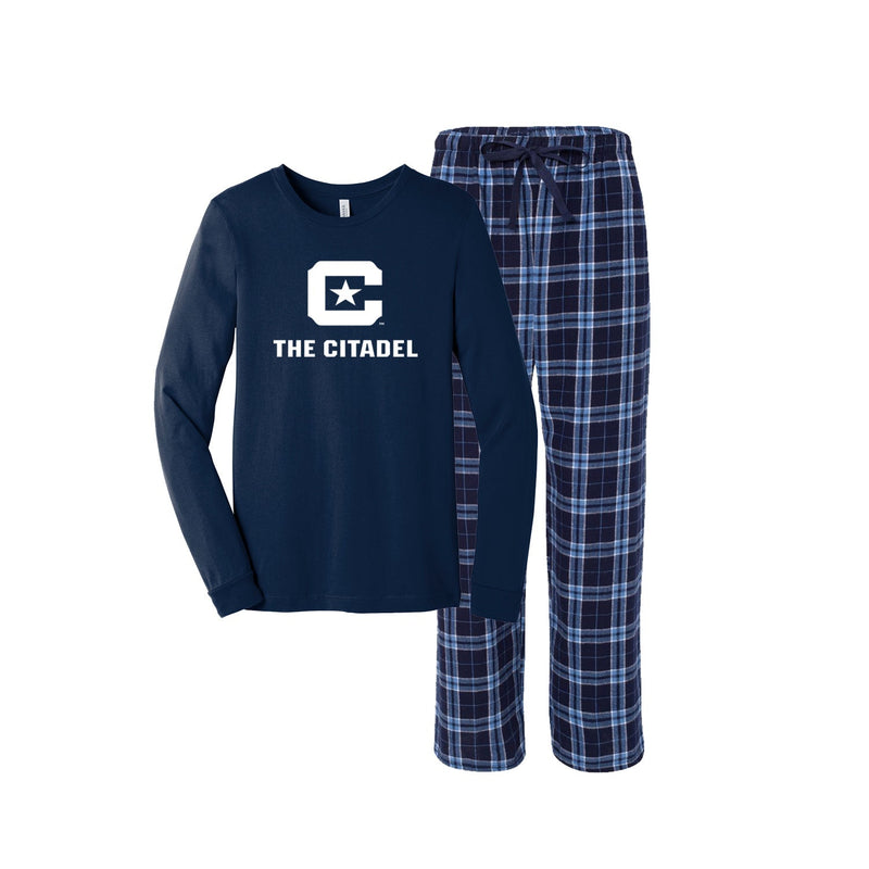 The Citadel Flannel Pajama Set