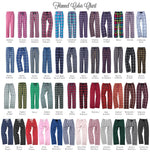 Personalized Flannel Pajama Pants for Hanukkah
