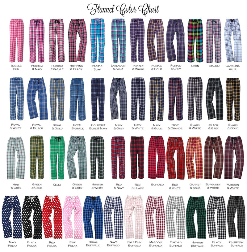 Personalized Flannel Pajama Pants for Hanukkah