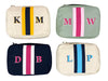 Personalized Shadow Stripe Cosmetic Bag