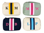 Personalized Shadow Stripe Cosmetic Bag