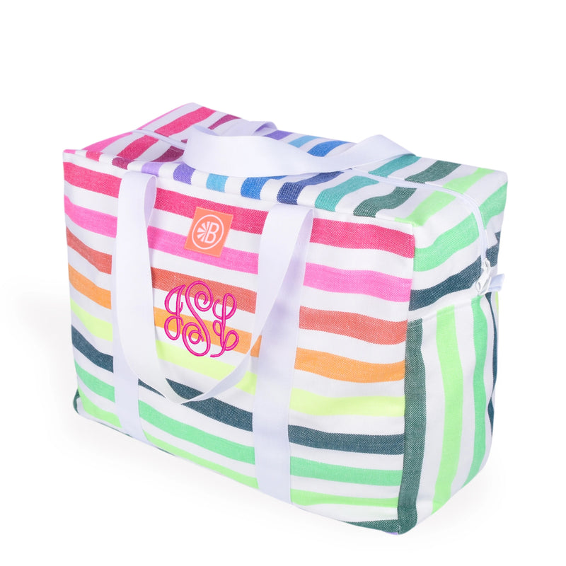 Monogrammed Las Bayadas Travel Tote - El Jacobo