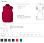 Men's Monogrammed Fleece Vest