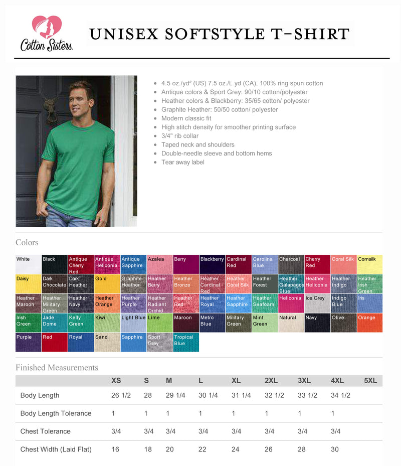 Sunrise Surf Academy Waves Logo Softstyle® T-Shirt - ADULT