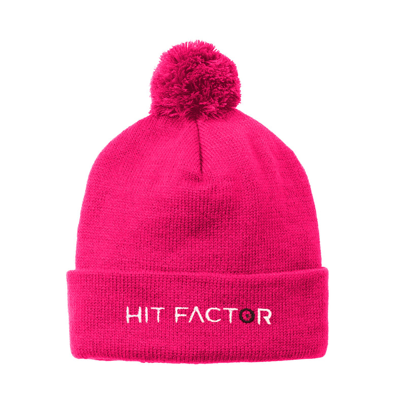 HIT FACTOR Pom Pom Beanie