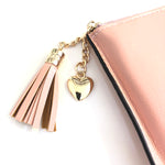 Personalized Wallet Cell Phone Wristlet - Blush