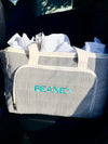 Monogrammed Striped Insulated Box Cooler