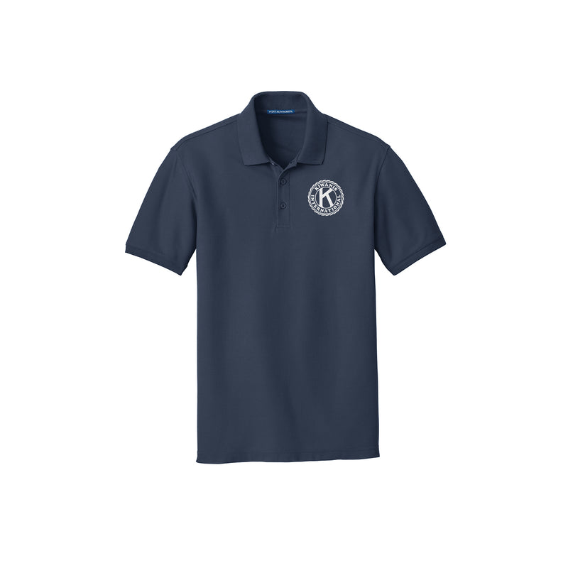 Kiwanis Classic Pique Cotton Polo - Embroidered Kiwanis Seal