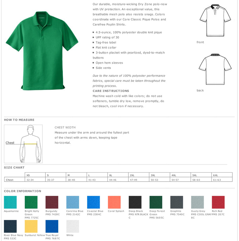 Kent State University Performance Polo - Short Sleeve