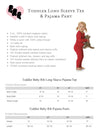 Personalized Plaid Christmas Tree Pajama Set - Toddler
