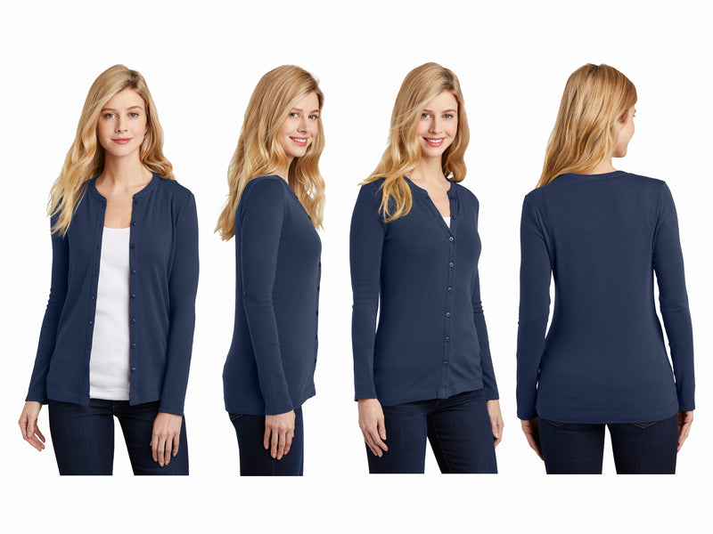 National Charity League Cotton Modal Stretch Lightweight Cardigan