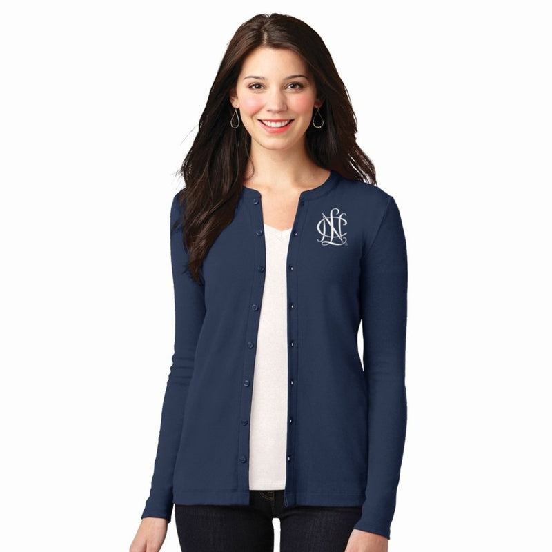 National Charity League Cotton Modal Stretch Lightweight Cardigan