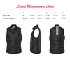 Winthrop Adidas Puffer Vest with Choice of Sport - Ladies