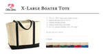Little Rock Chapter NCL Canvas Boat Tote