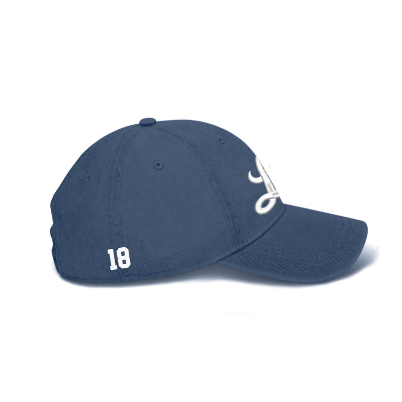 Loyola Low Profile Dad Hat - Script Baseball L