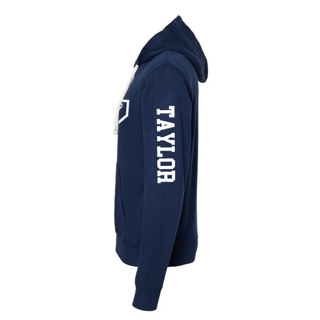 Loyola Baseball Pullover Hooded Triblend Sweatshirt