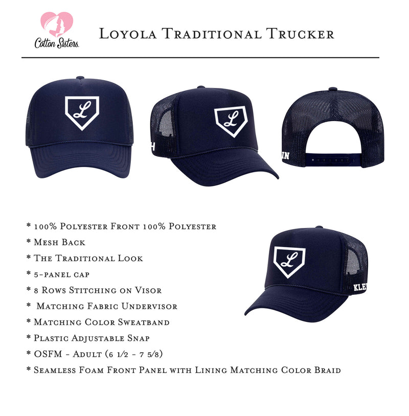 Loyola Baseball Logo Classic Trucker Hat