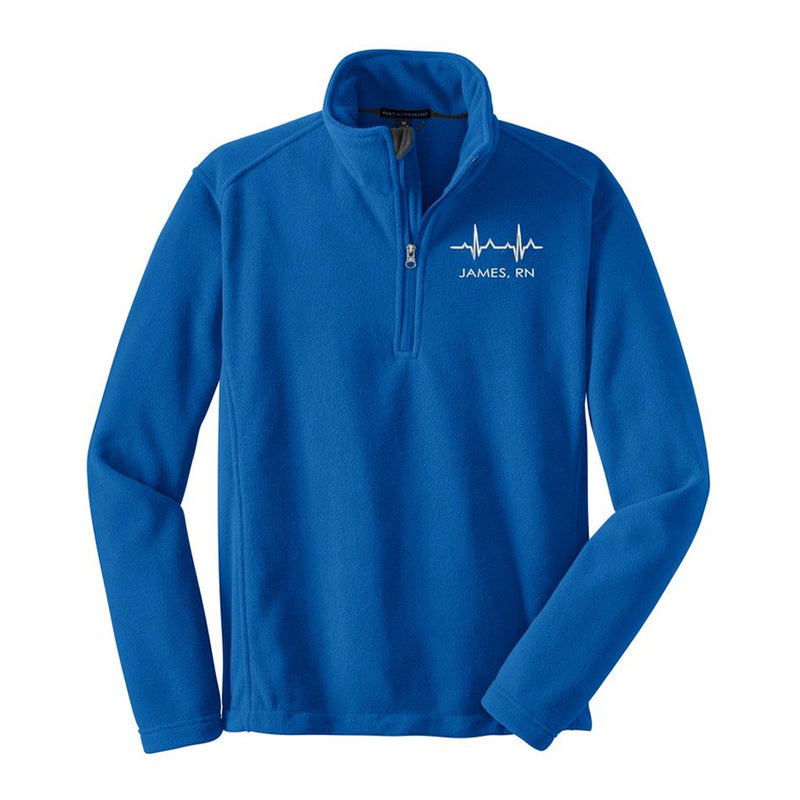 Male Nurse Quarter Zip Fleece Pullover - UNISEX