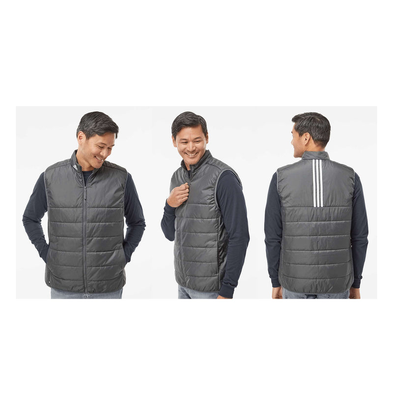 NJCAA  Adidas Puffer Vest - With Region Number