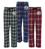 Monogrammed Christmas Flannel Pants