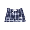 NCL Pajama Shorts - Navy Plaid