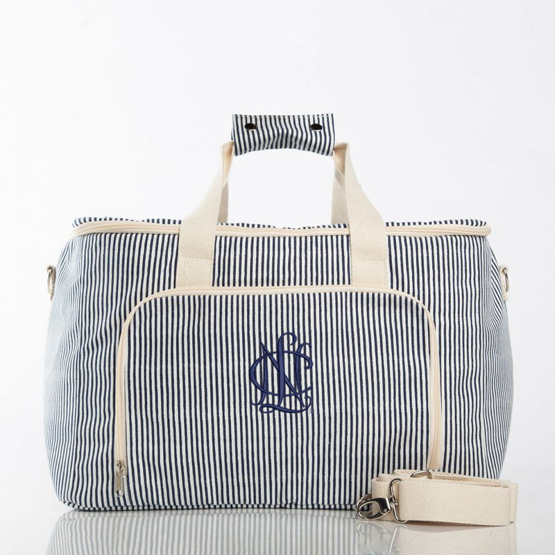 National Charity League Insulated Striped Box Cooler - Navy