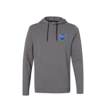 NJCAA Adidas Lightweight Hooded Sweatshirt with Region Number - Grey
