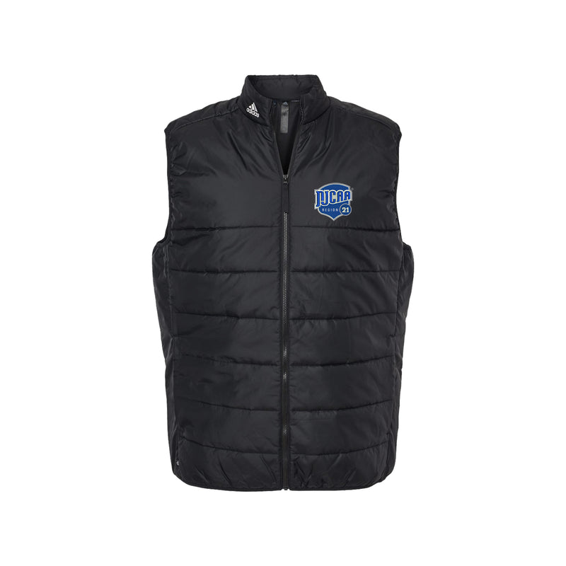 NJCAA  Adidas Puffer Vest - With Region Number