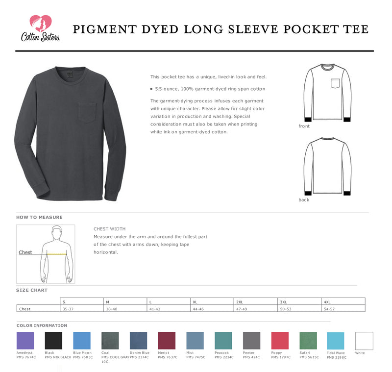 National Charity League Long Sleeve Pocket Tee