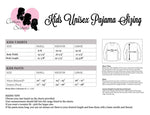 Black Santa Claus Christmas Matching Family Pajamas - Black/White Plaid