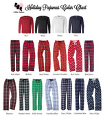 Monogrammed Flannel Pajama Set