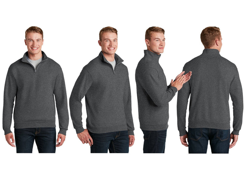 Austin Peay Sweatshirt - Quarterzip Embroidered with AP & Austin Peay PLUS Sizes