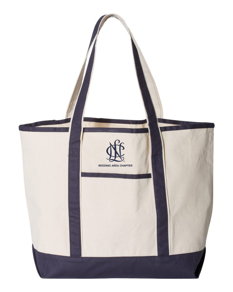Redding Area Chapter NCL Large Canvas Deluxe Tote